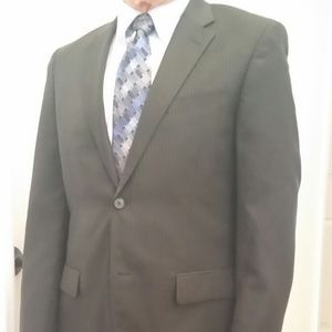 Charcoal Pin Stripe 2 piece suit